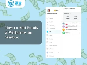 Cara Menambah Dana dan Mengeluarkan pada Apl Winbox