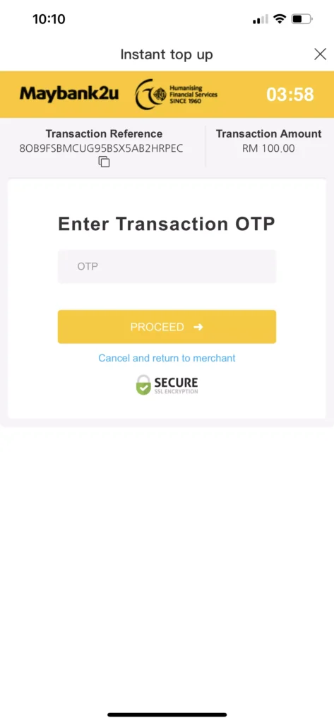 Winbox Instant Top Up 5