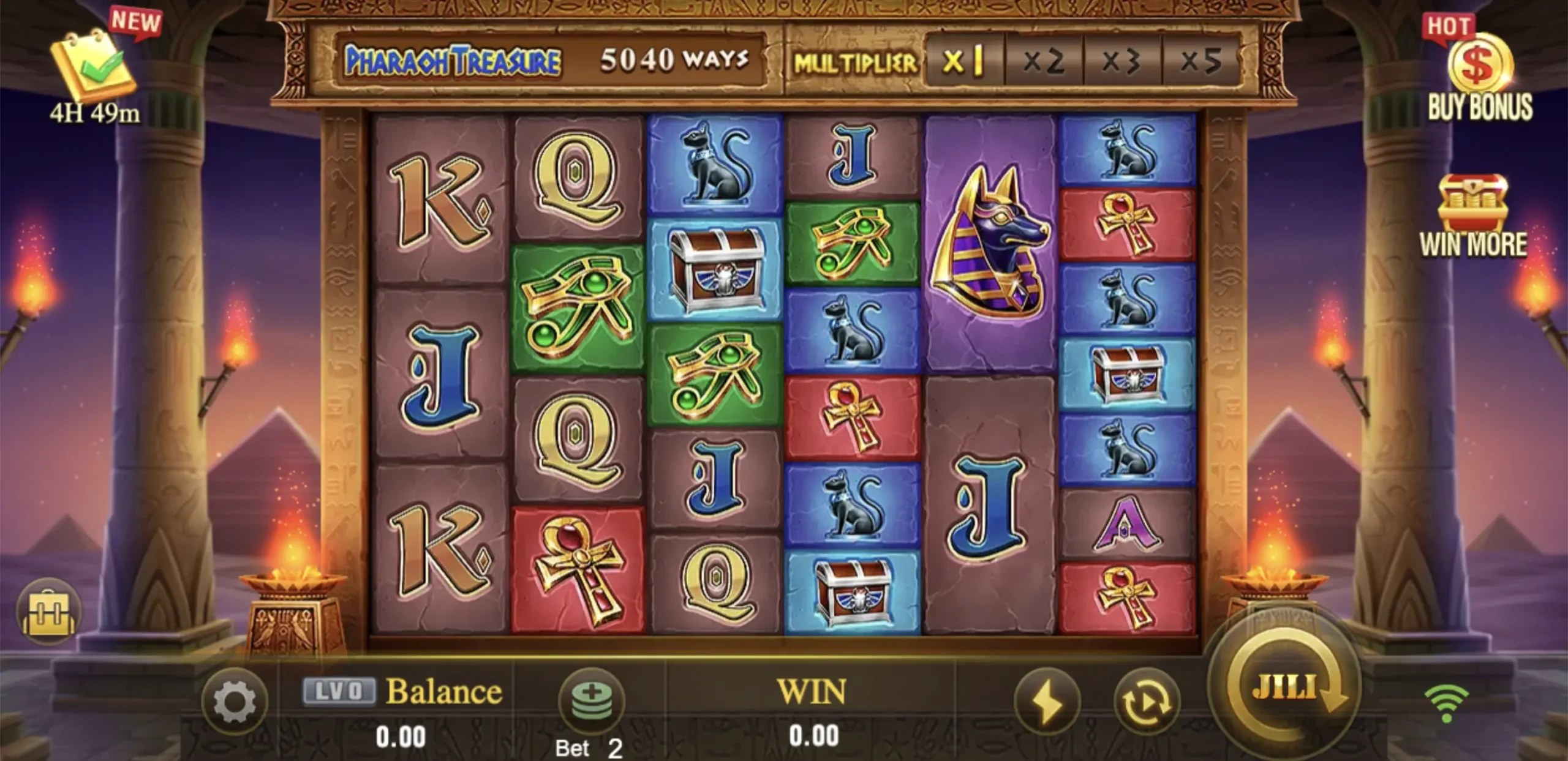 suka mesir kuno cuba permainan slot raja singa ini 1